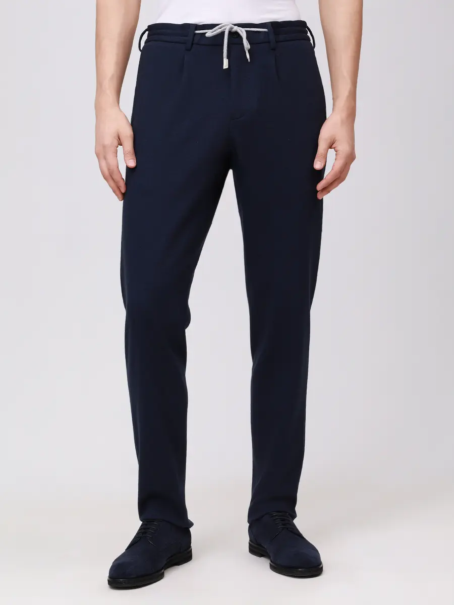 Костюм из шерсти и хлопка FRADI 262WN6185 70 Синий  Фото 8