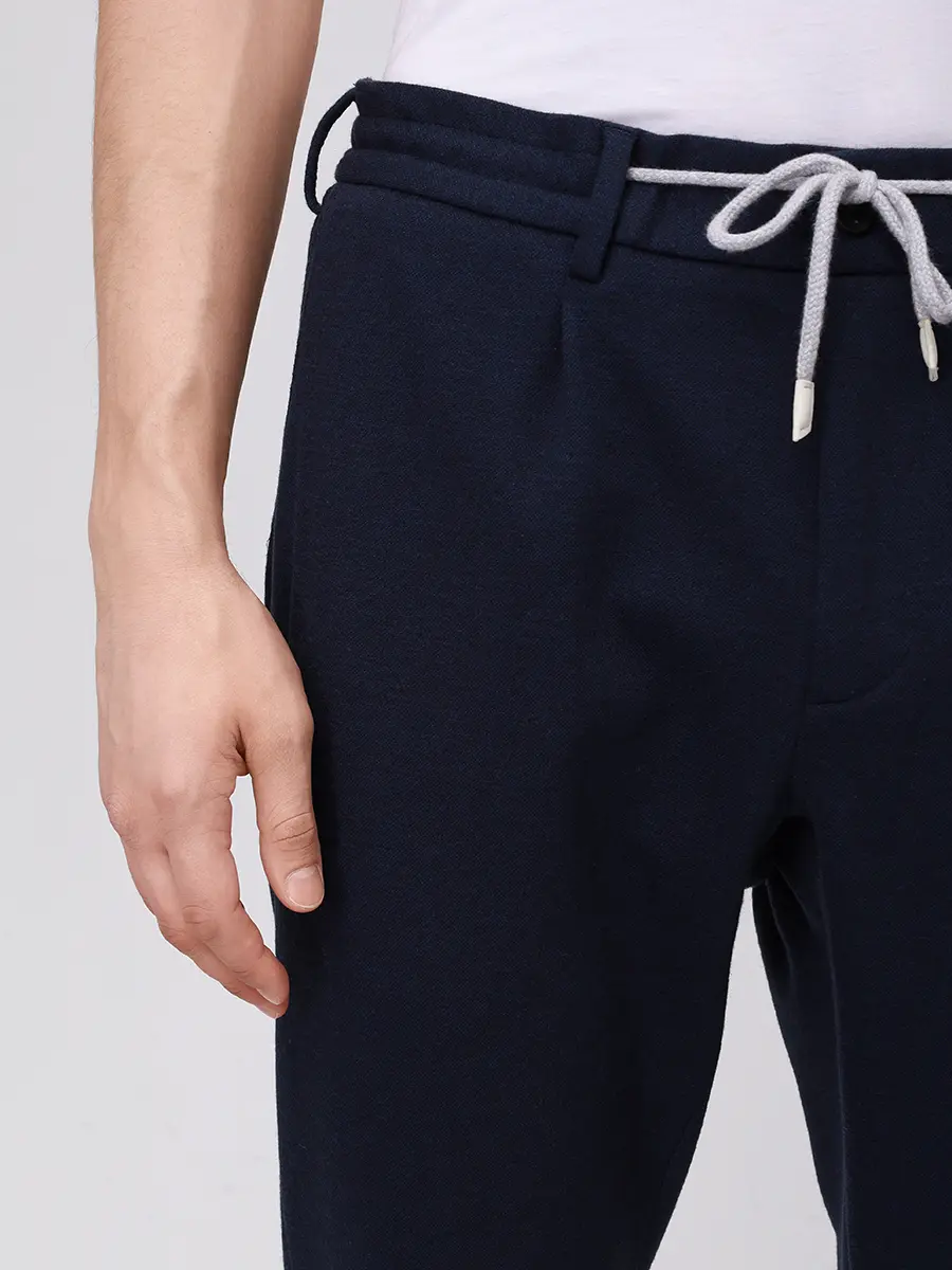 Костюм из шерсти и хлопка FRADI 262WN6185 70 Синий  Фото 9