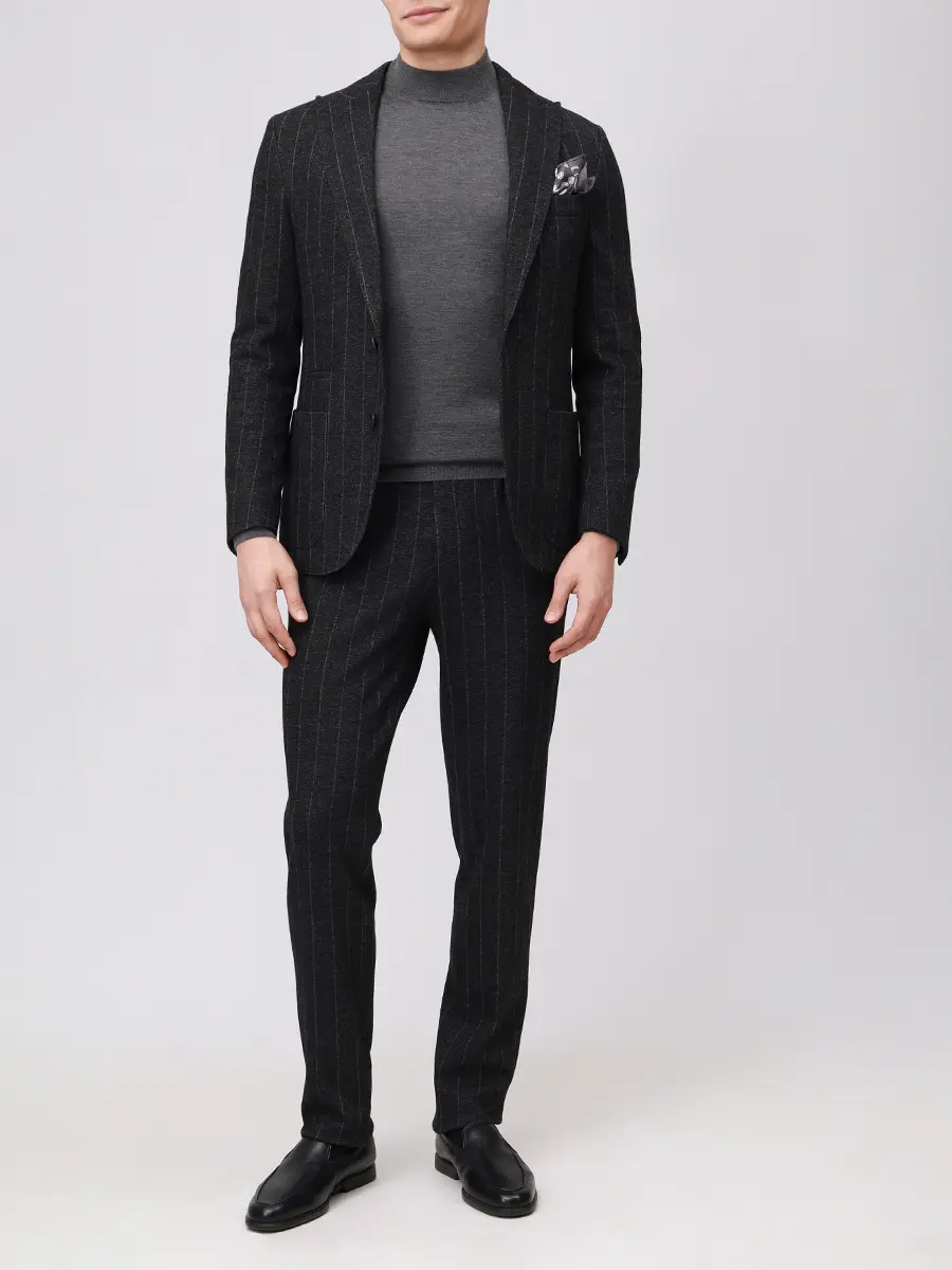 Костюм из шерсти и хлопка FRADI 262WN6197 72 Серый  Фото 2