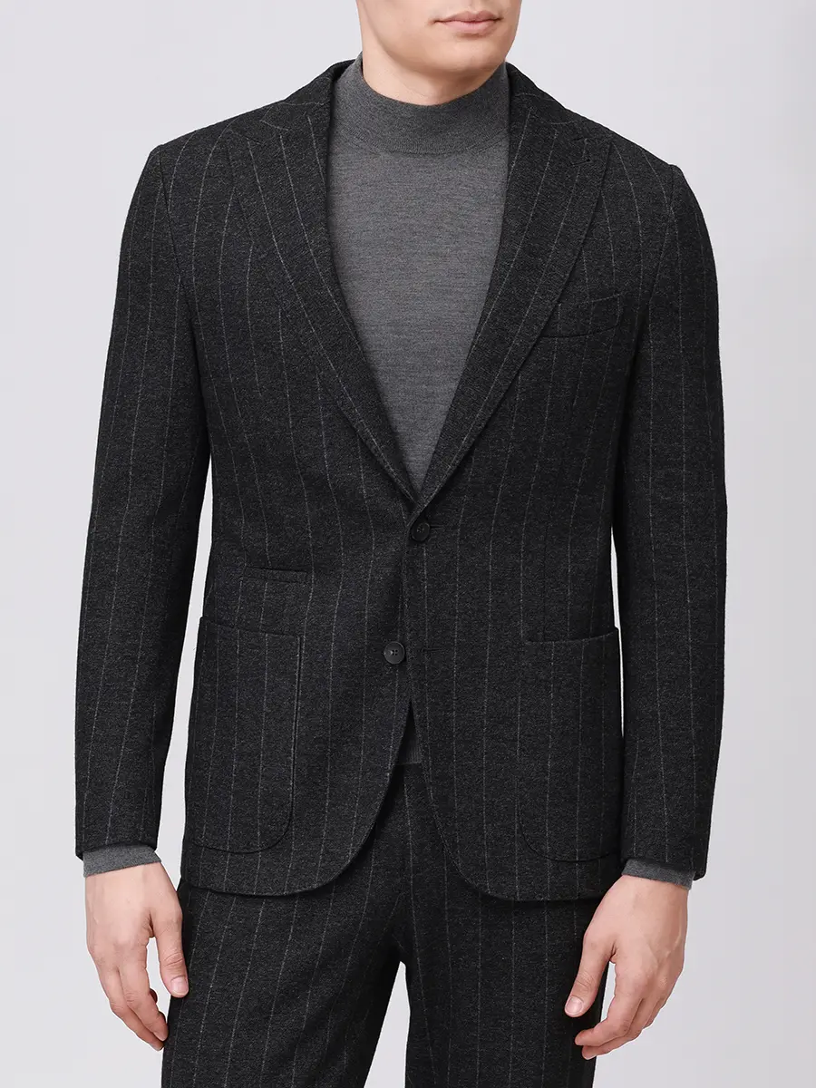 Костюм из шерсти и хлопка FRADI 262WN6197 72 Серый  Фото 4