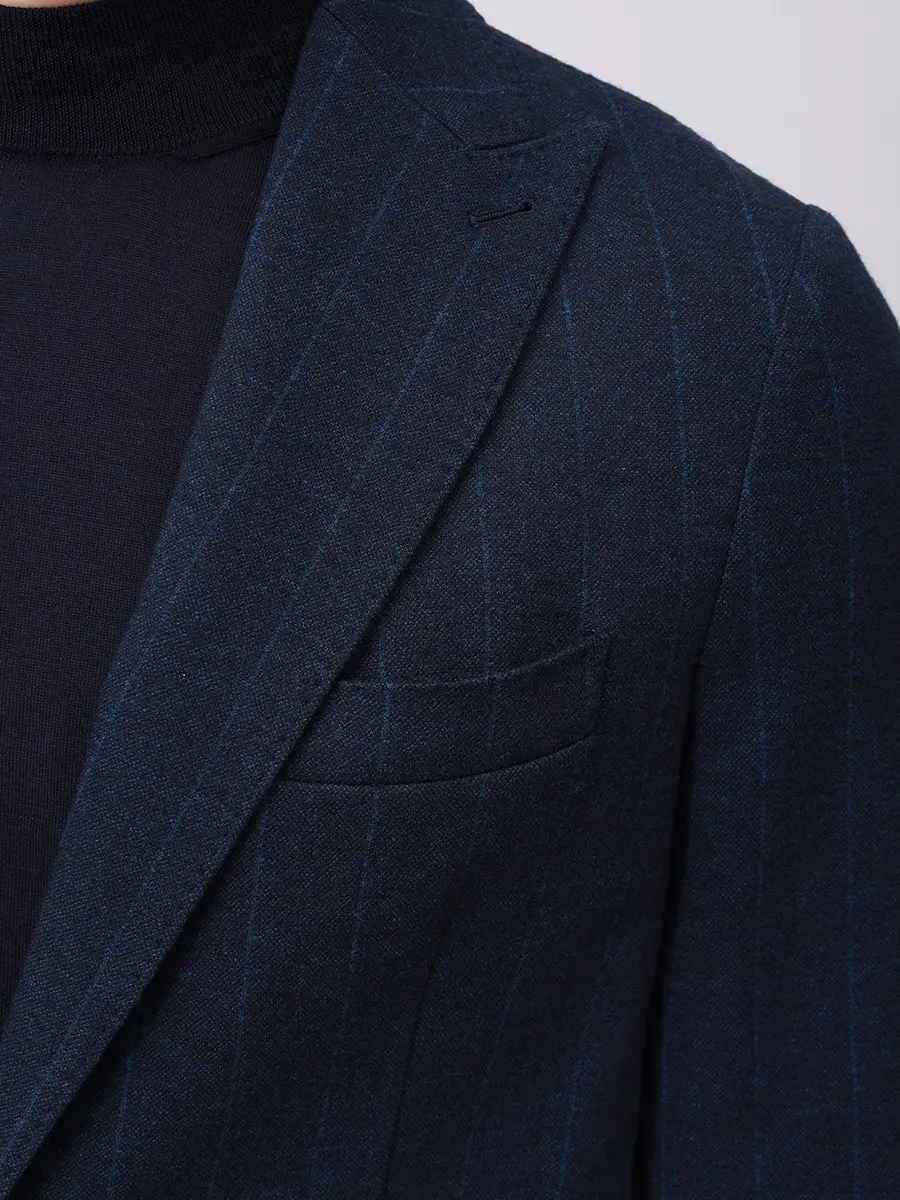 Костюм из шерсти и хлопка FRADI 262WN6197 73 Синий  Фото 5