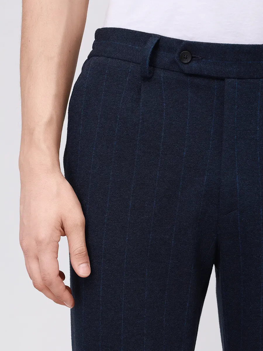 Костюм из шерсти и хлопка FRADI 262WN6197 73 Синий  Фото 9