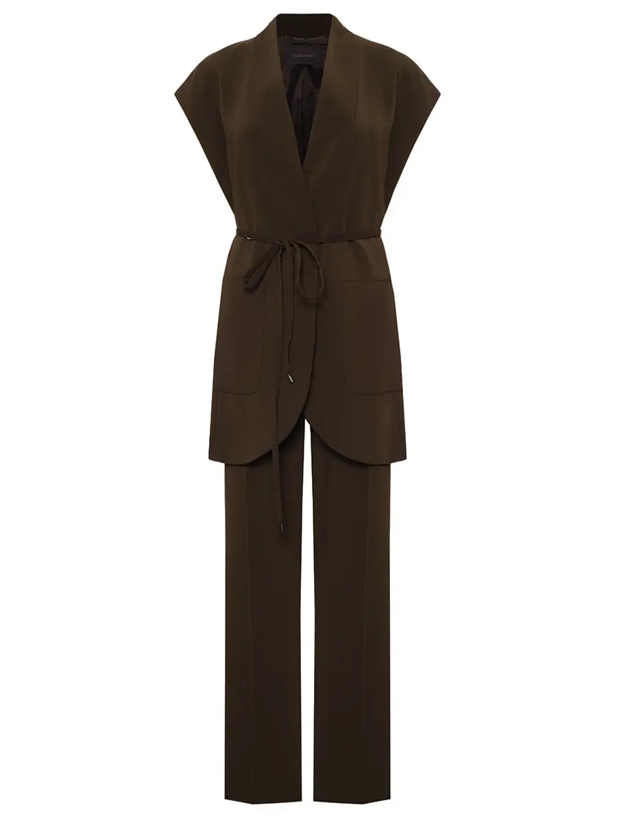 Костюм однотонный ELENA MIRO R147Z01880F5/P065Z01880F5 Зеленый 