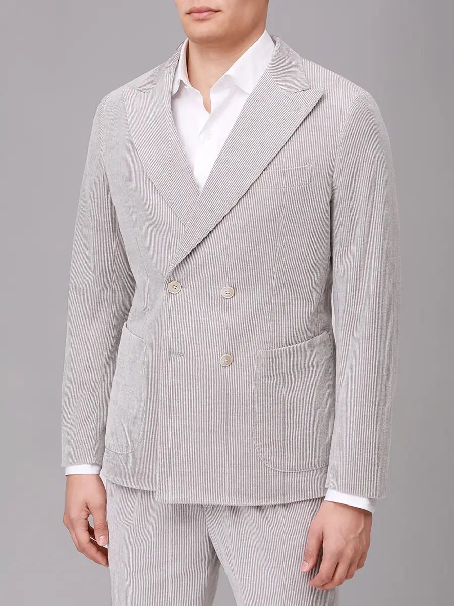 Костюм вельветовый PAUL TAYLOR PT7GI V015/PT7PA V001/500 Серый  Фото 4