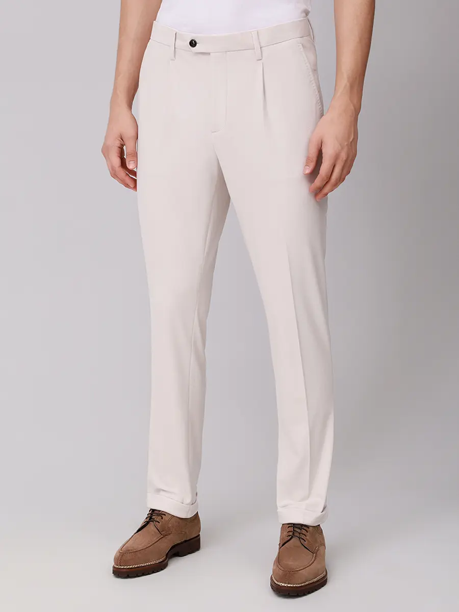 Костюм однотонный PAUL TAYLOR PT7GI J008/ PT7PA J017/100 Кремовый  Фото 8