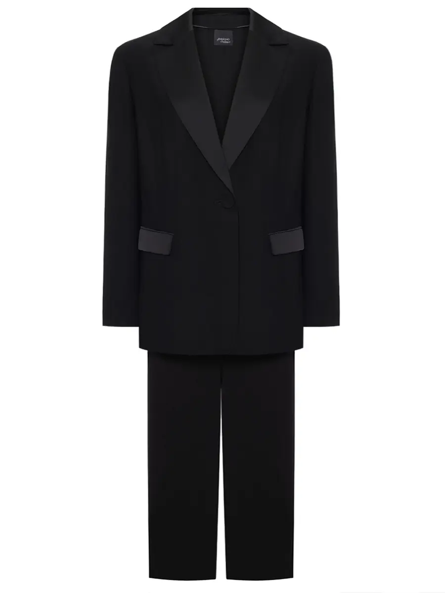 

Костюм однотонный, Черный, 2523046091/136151 006 1301