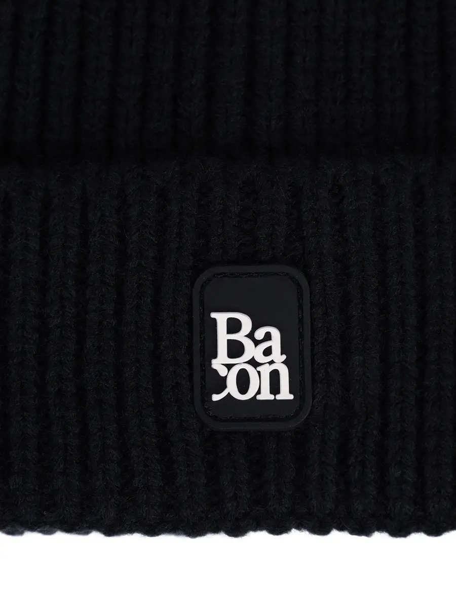 Шапка однотонная BACON BACNUCPC621 BEANIE Черный  Фото 3