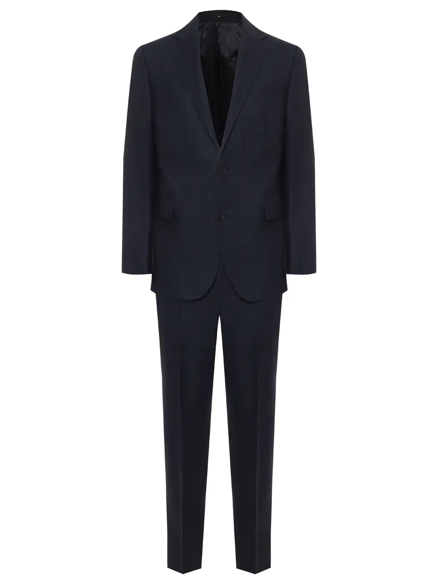 

Костюм шерстяной, Синий, 54118/45 фактура