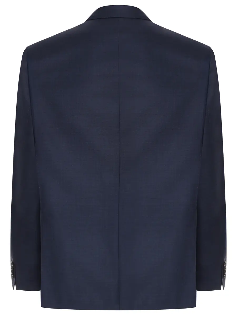 Костюм шерстяной EDUARD DRESSLER 54111/45 2F Синий  Фото 3