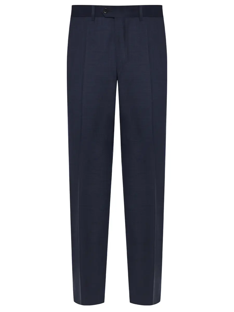 Костюм шерстяной EDUARD DRESSLER 54111/45 2F Синий  Фото 5