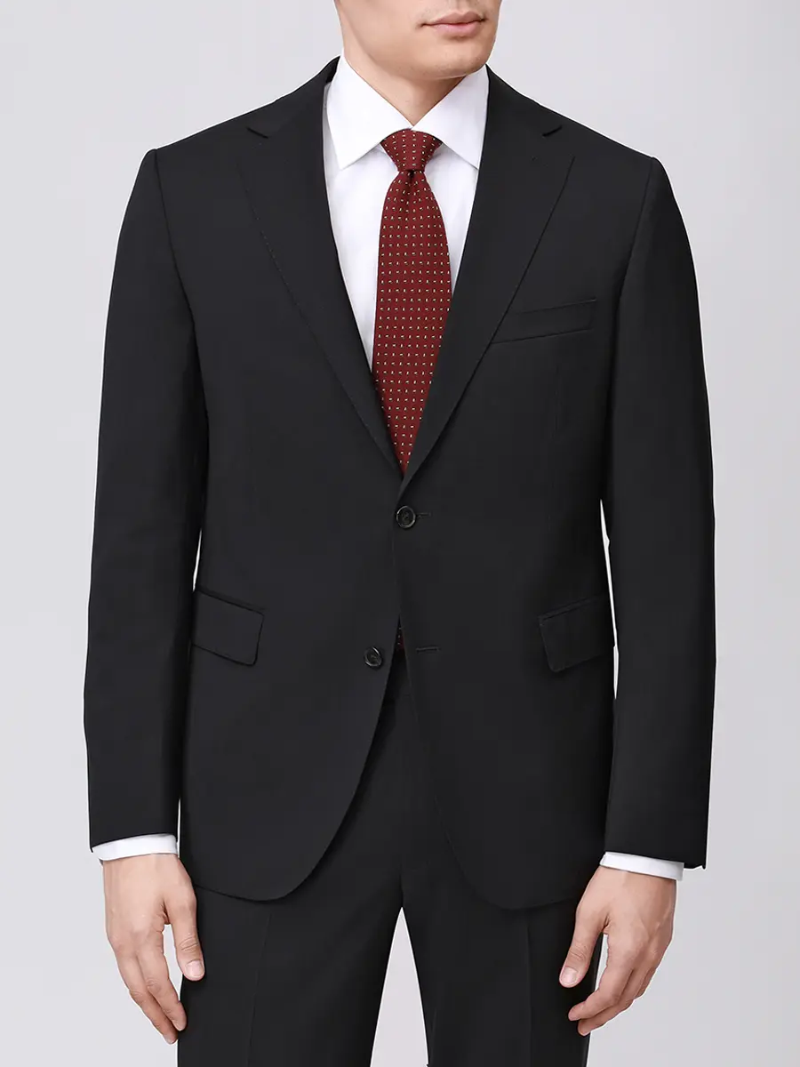 Костюм шерстяной EDUARD DRESSLER 00Е10/1 6F Черный  Фото 4