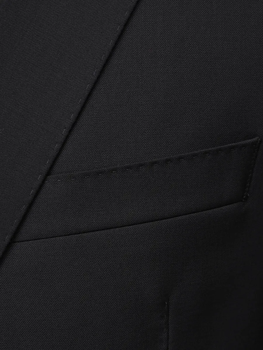 Костюм шерстяной EDUARD DRESSLER 00Е10/1 6F Черный  Фото 6
