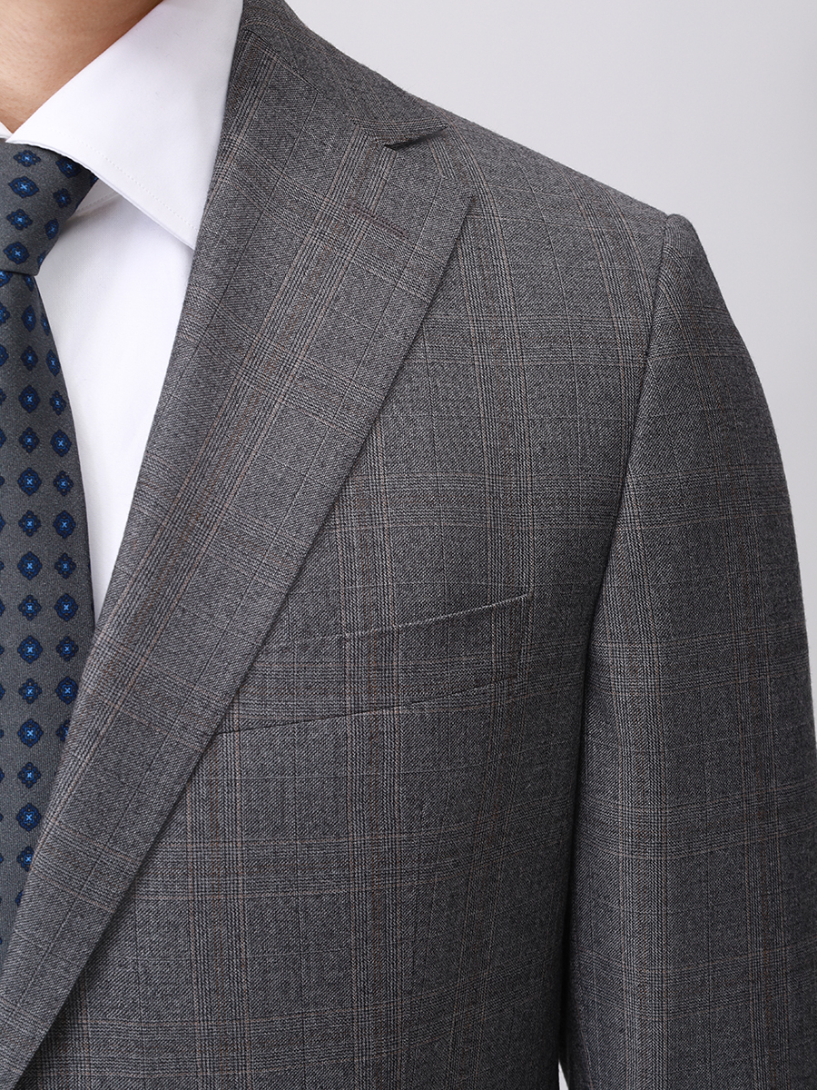 Костюм шерстяной EDUARD DRESSLER 54117/19 4F Серый  Фото 5