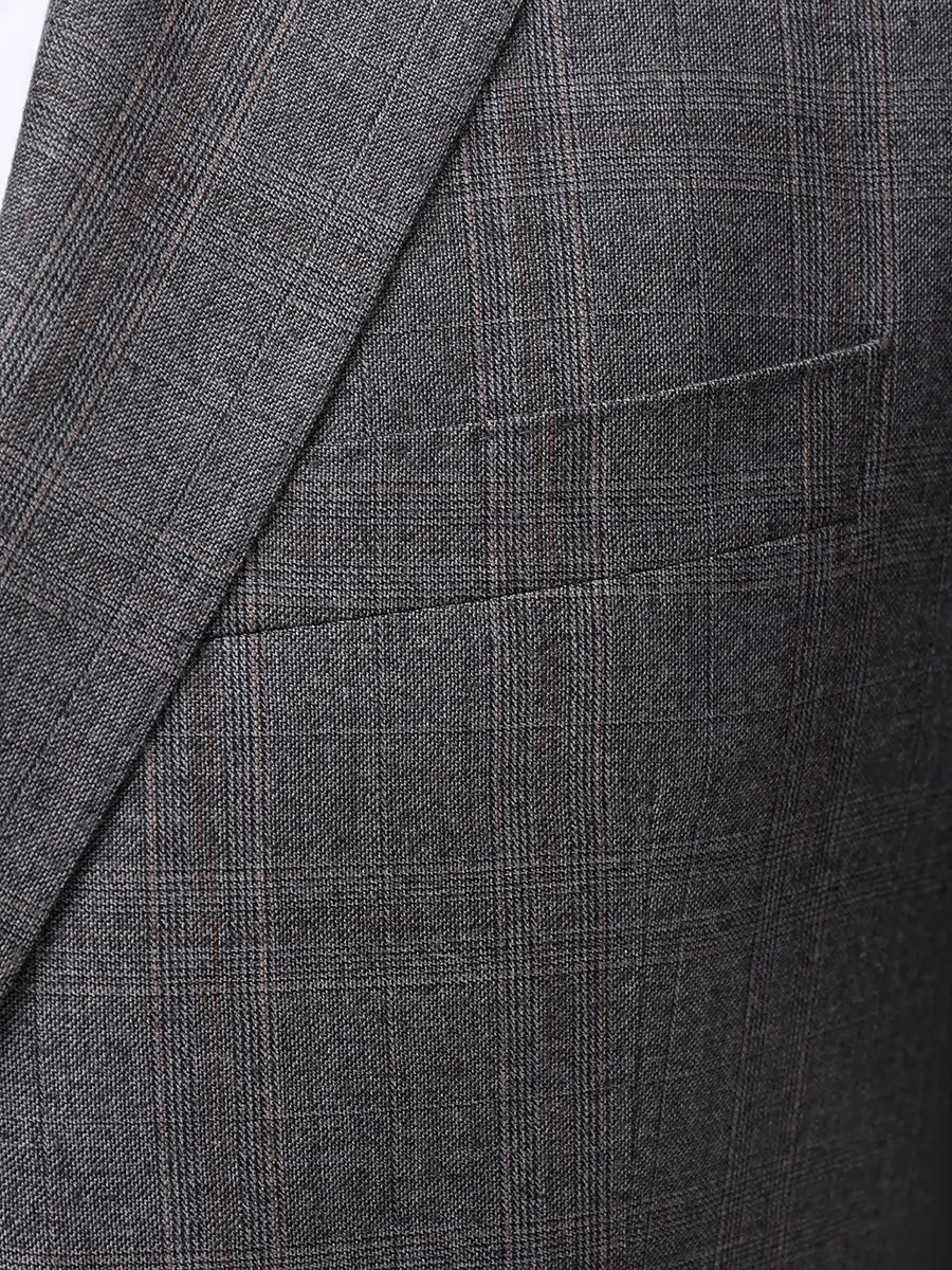 Костюм шерстяной EDUARD DRESSLER 54117/19 4F Серый  Фото 6