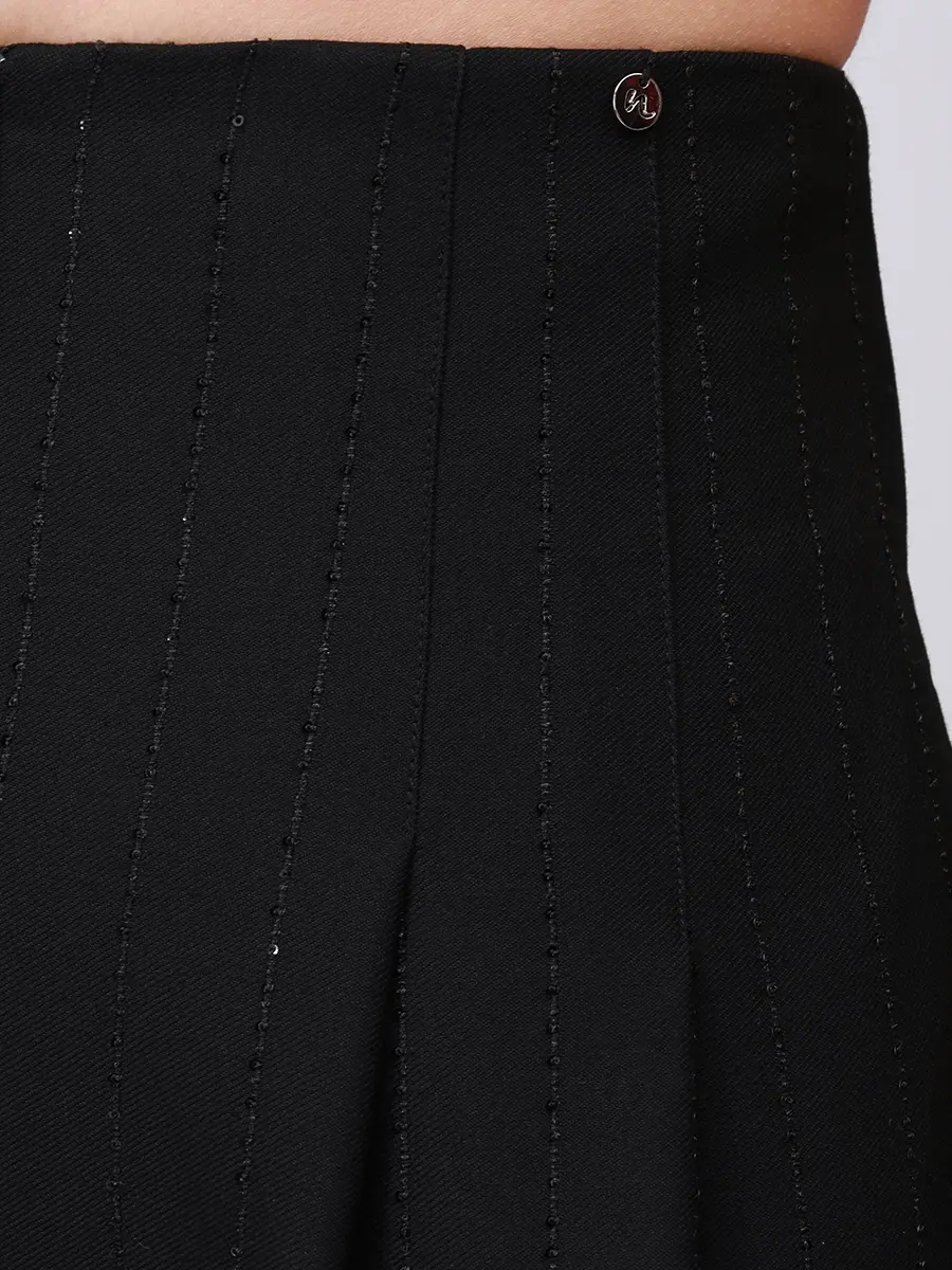 Костюм-тройка в полоску NISSA SS1348/VS1348/PS1348 BLACK Черный  Фото 11