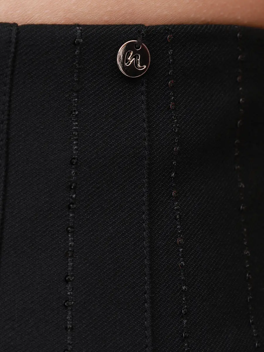 Костюм-тройка в полоску NISSA SS1348/VS1348/PS1348 BLACK Черный  Фото 12