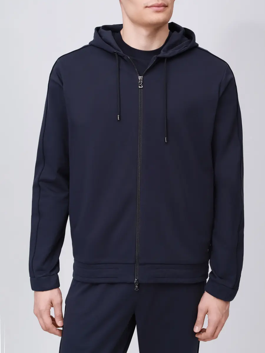 Олимпийка хлопковая BOGNER 88001908 464 AUSTIN Синий  Фото 4