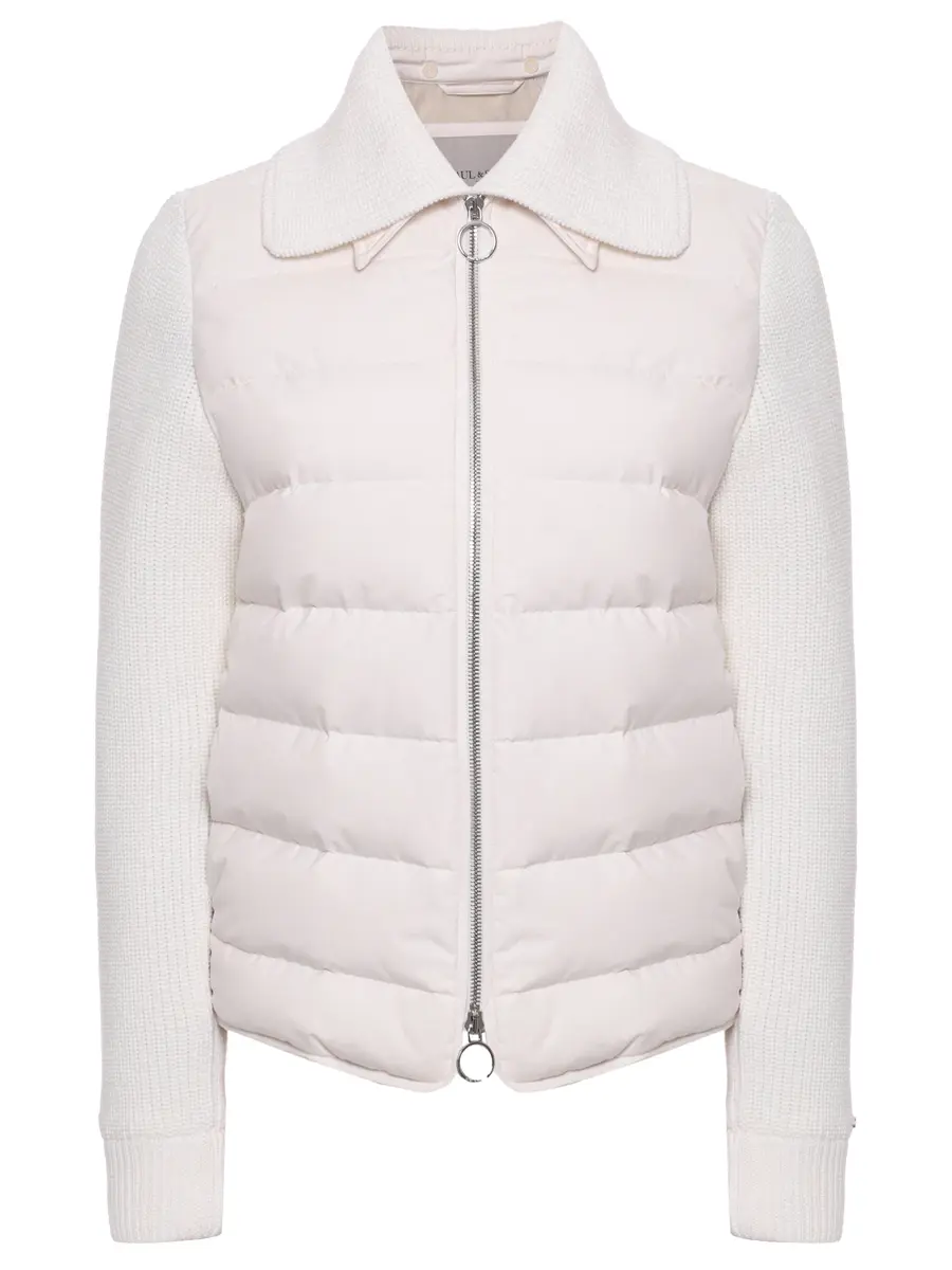 

Куртка комбинированная, Кремовый, 15351203/782