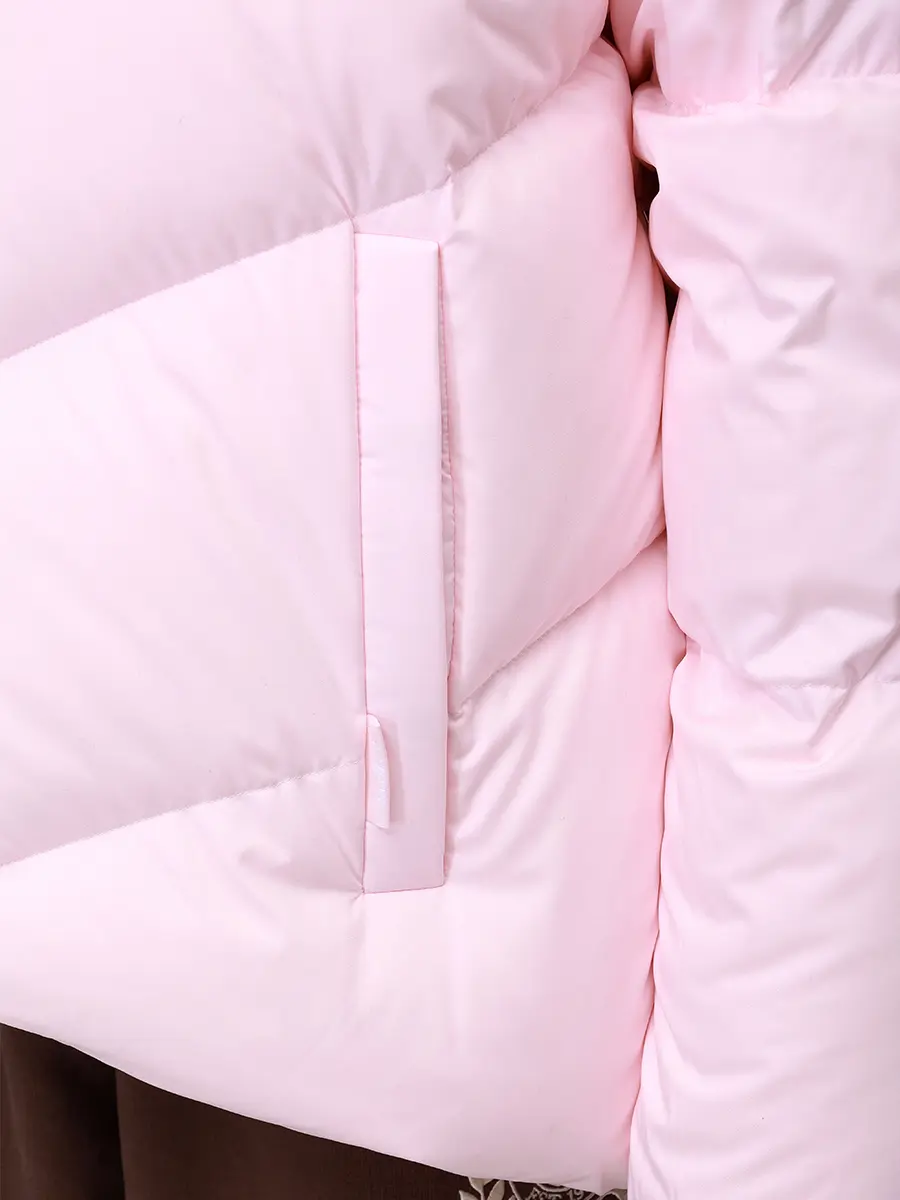 Пуховик стеганый ADD 12AWH741/2921 Розовый  Фото 5