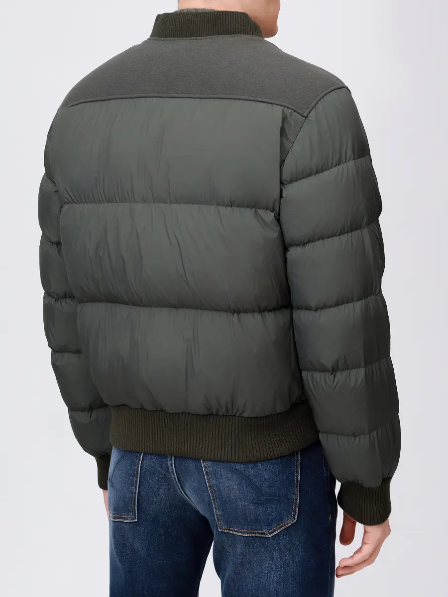 Бомбер комбинированный ADD 12AMHM88/4310 Хаки  Фото 3