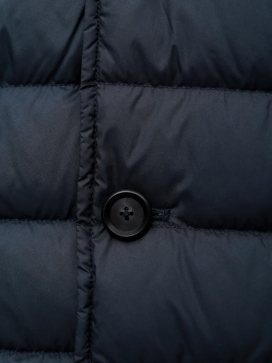 Пуховик стеганый ADD 12AMH408/8782 Синий  Фото 6