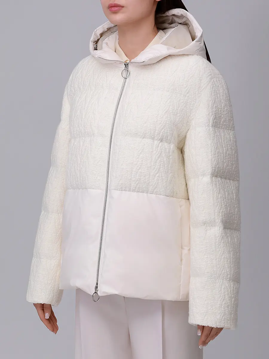 Пуховик комбинированный PAUL & SHARK 15352002/782 Белый  Фото 4