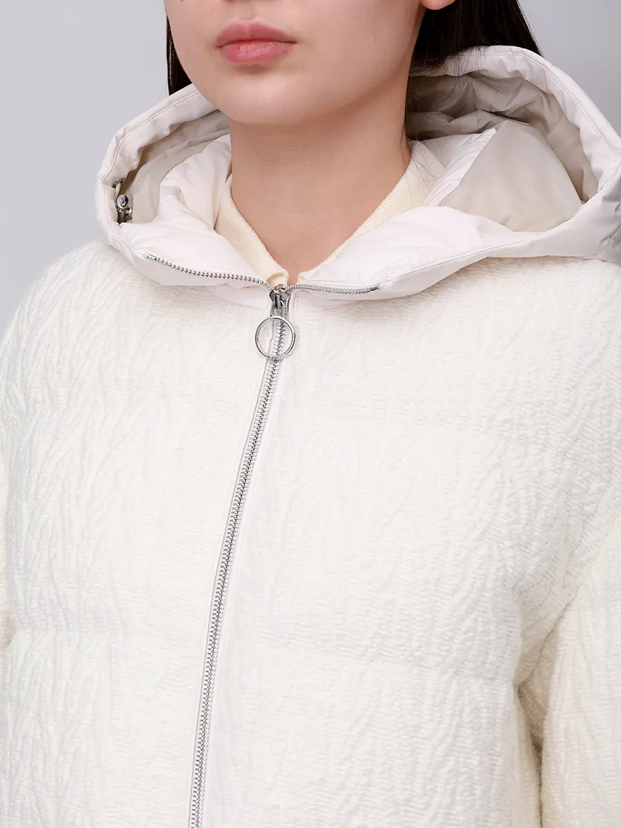 Пуховик комбинированный PAUL & SHARK 15352002/782 Белый  Фото 5