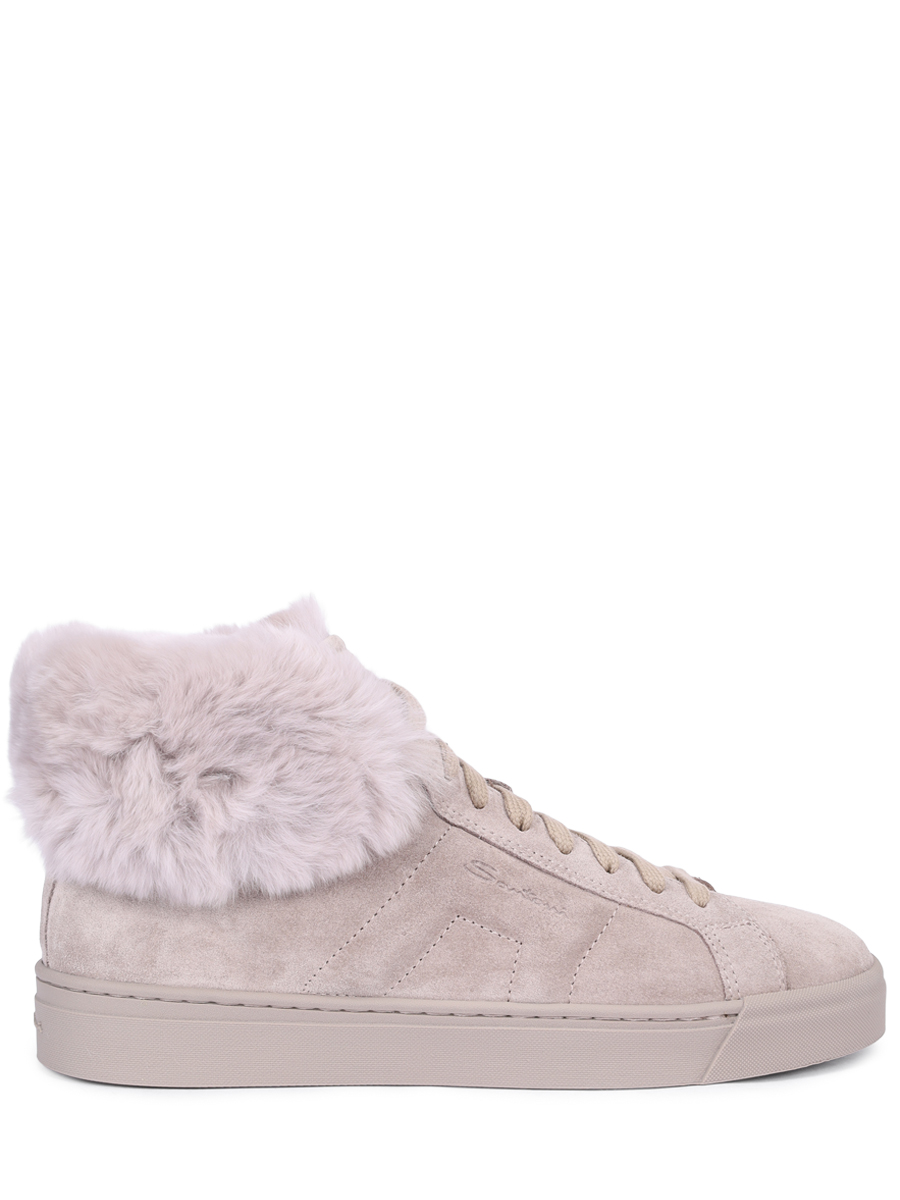 Кеды замшевые на меху SANTONI