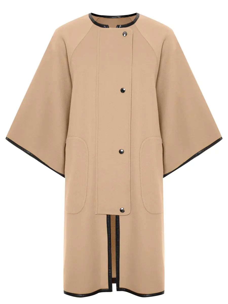 Пончо шерстяное BOGNER IDAHO 36399752/771 Бежевый 