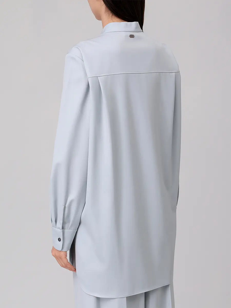 Костюм шерстяной AGNONA TD1007U-U1129U/T71004U-U1129U-A08 Голубой  Фото 3