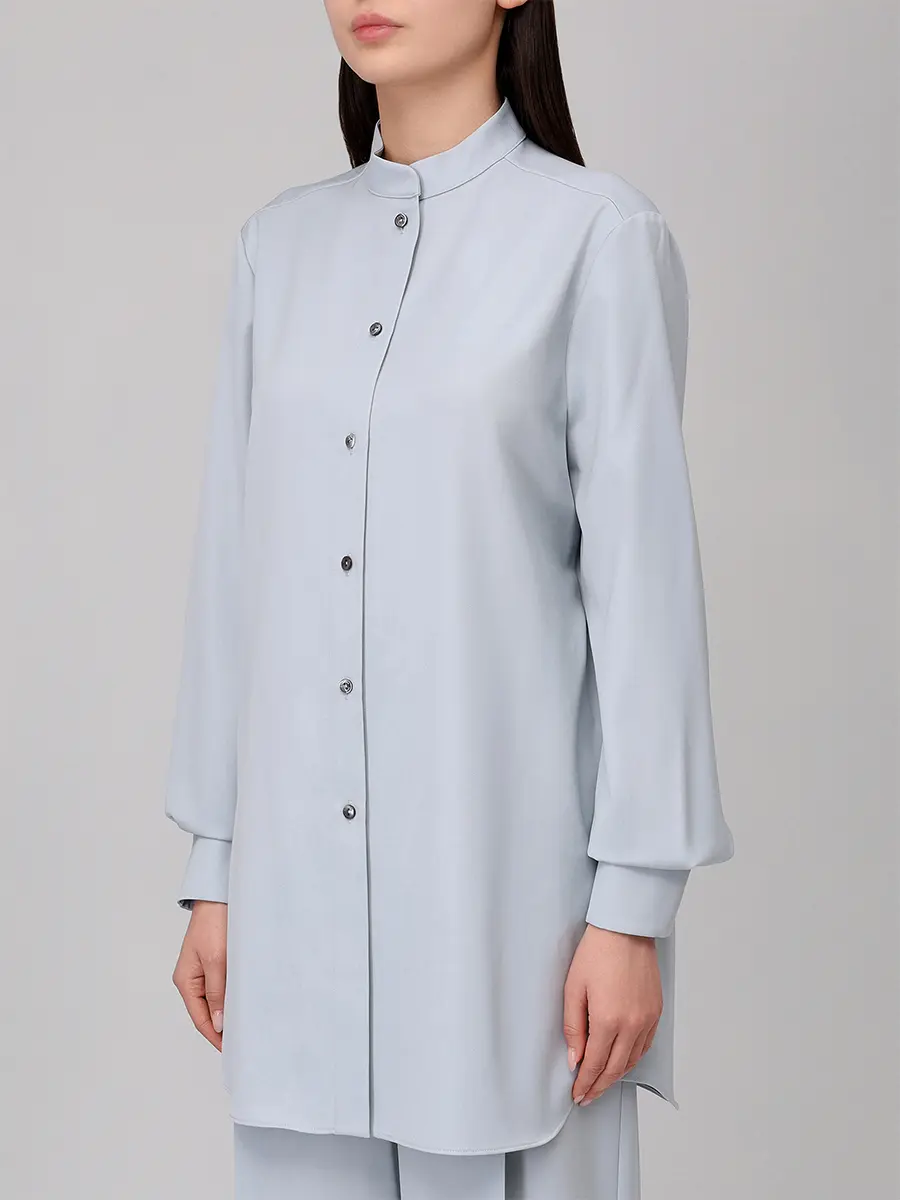 Костюм шерстяной AGNONA TD1007U-U1129U/T71004U-U1129U-A08 Голубой  Фото 4