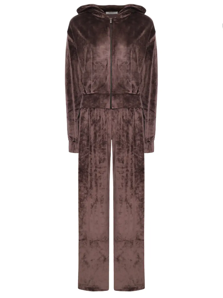 Костюм велюровый HINNOMINATE HMABW02047/HMABW02048 Коричневый 