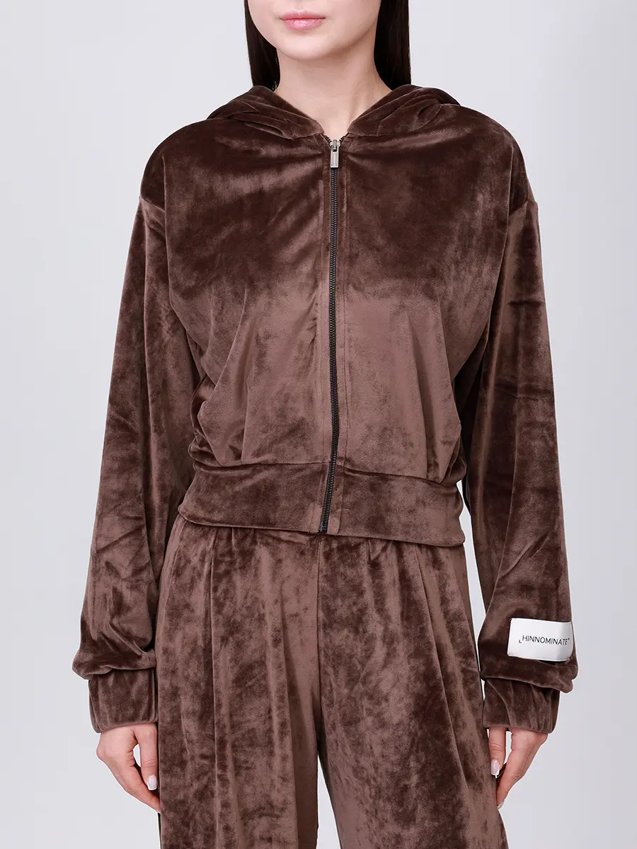 Костюм велюровый HINNOMINATE HMABW02047/HMABW02048 Коричневый  Фото 4