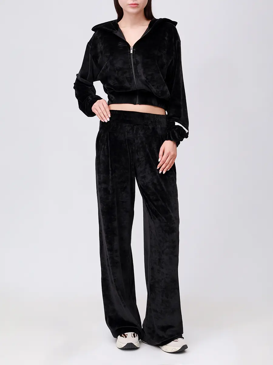 Костюм велюровый HINNOMINATE HMABW02047/HMABW02048/ Черный  Фото 2