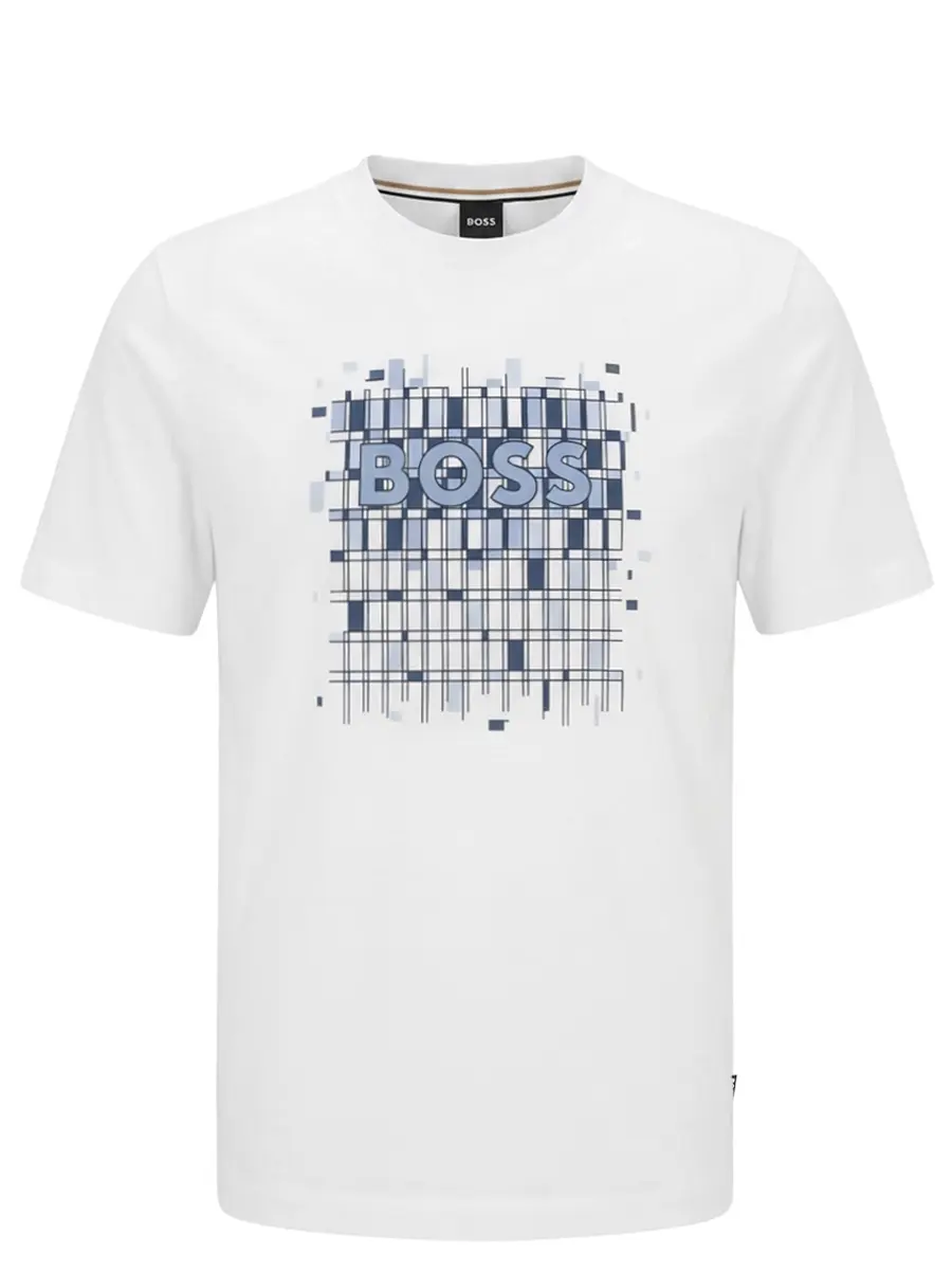 Футболка хлопковая BOSS 50555799/100 Белый 