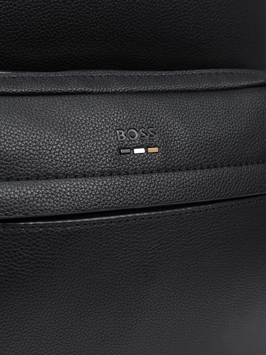 Рюкзак из экокожи BOSS 50536499/001 Черный  Фото 5