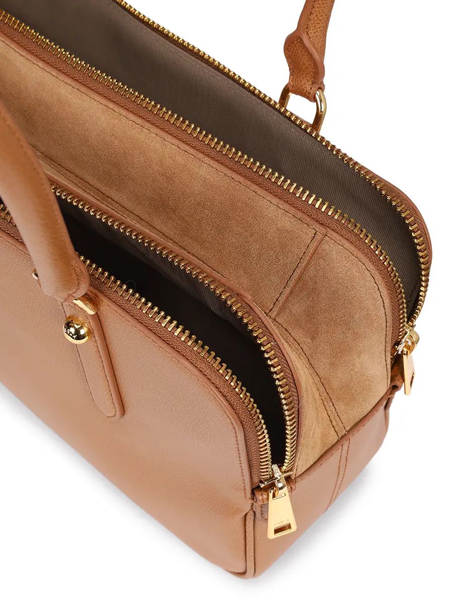 Сумка кожаная Giulia FURLA WB01871-BX0460-4557S Коричневый  Фото 4