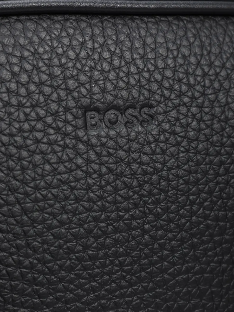Сумка кожаная BOSS 50536146/001 Черный  Фото 5