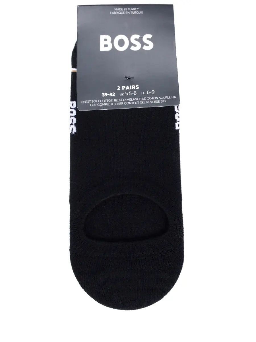 Набор из двух пар хлопковых подследников Hugo Boss