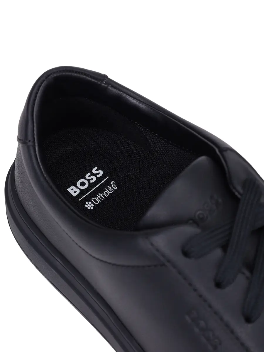 Кеды кожаные BOSS 50552853/005 Черный  Фото 6