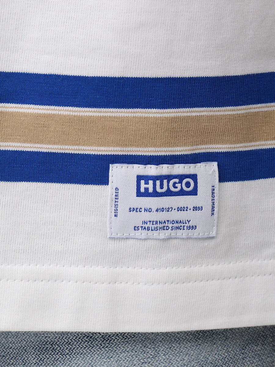 Футболка хлопковая HUGO 50553511/100 Белый  Фото 6
