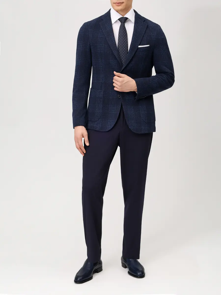 Брюки Tapered Fit BOSS 50555014/404 Синий  Фото 2