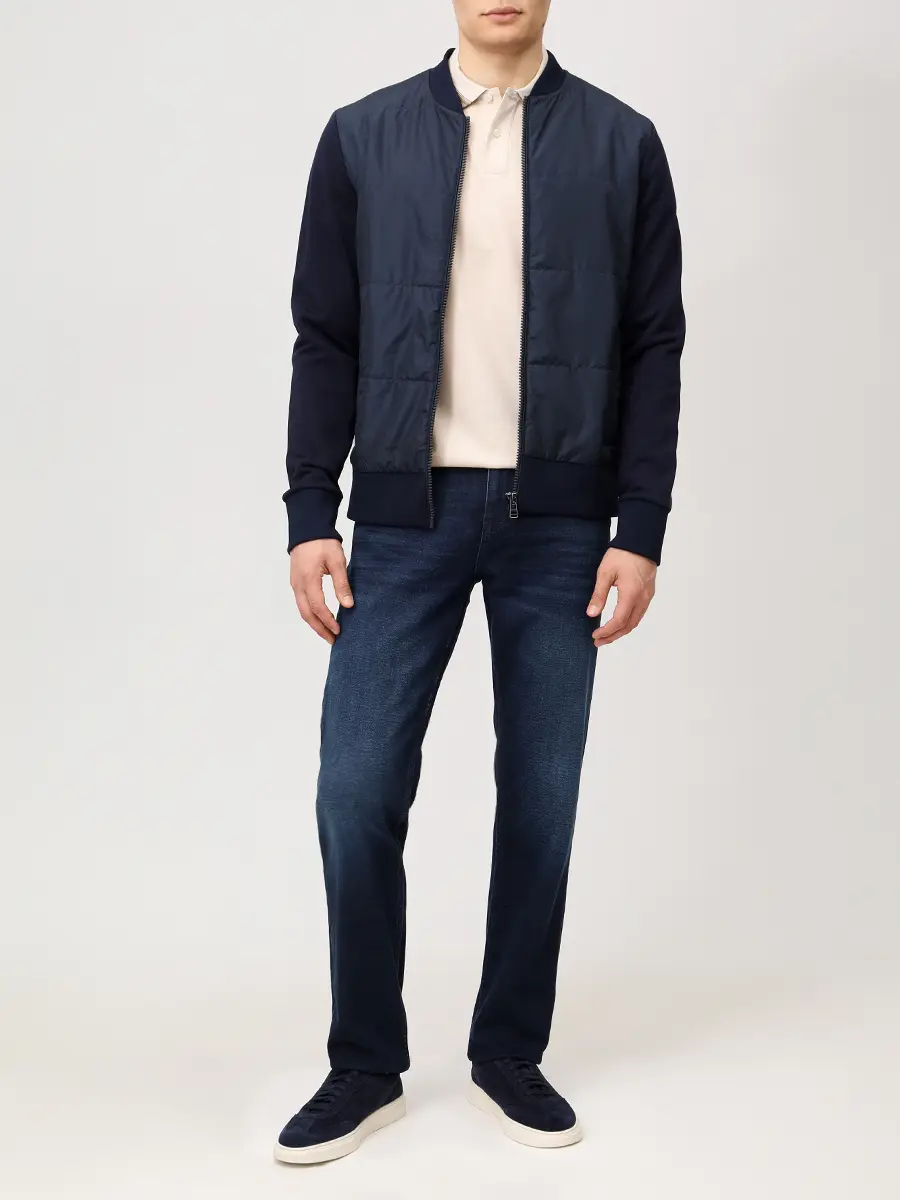 Поло Slim Fit хлопковое BOSS 50554530/131 Кремовый  Фото 2