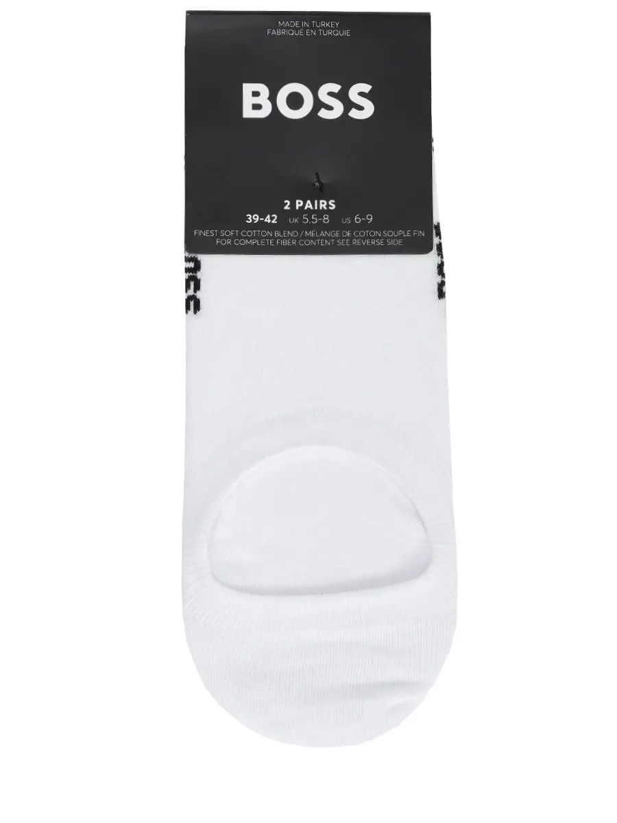 Набор из двух пар хлопковых подследников Hugo Boss