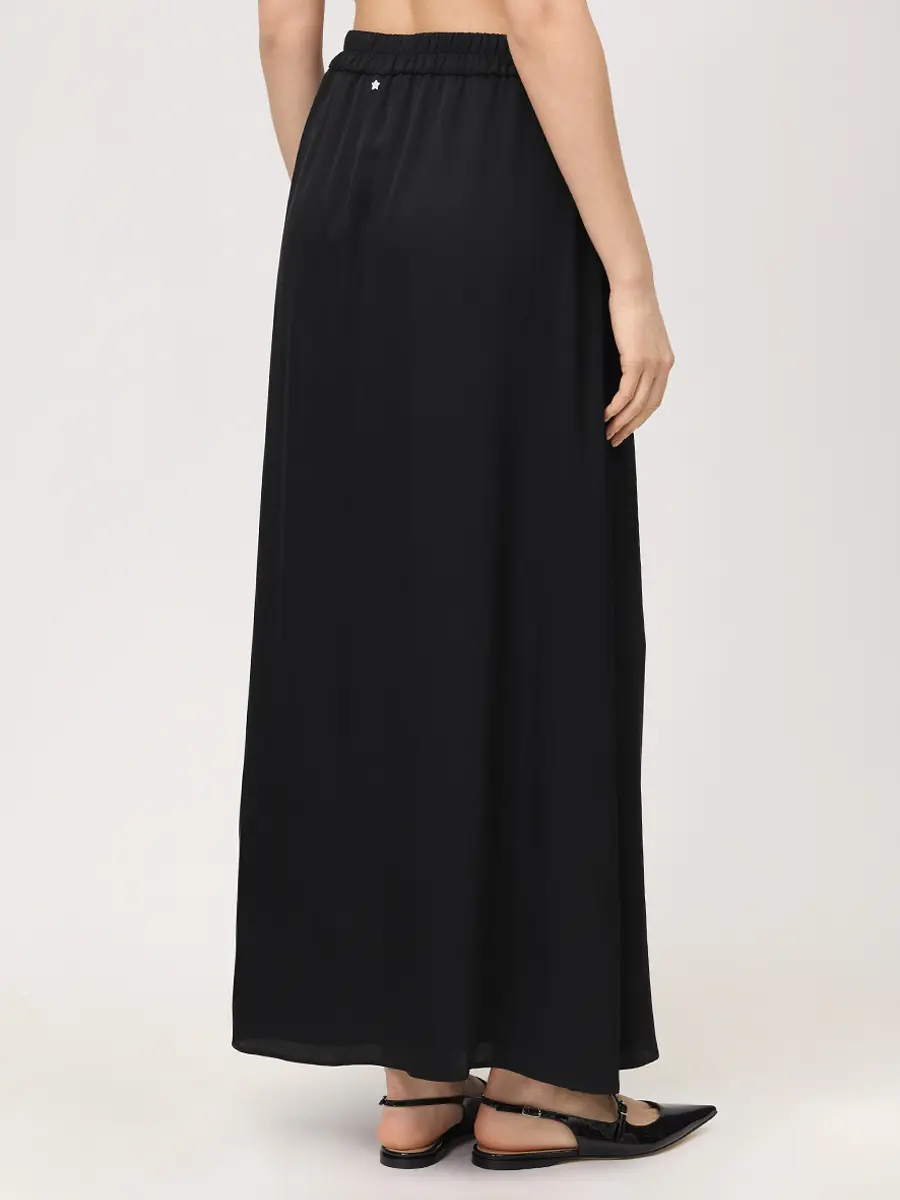 Юбка однотонная LORENA ANTONIAZZI P2653GO30B_3612 999 Черный  Фото 3