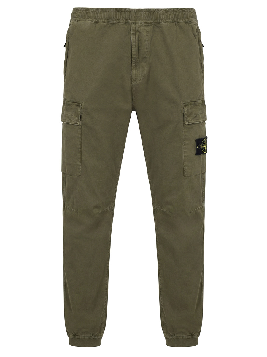 Брюки-карго хлопковые STONE ISLAND