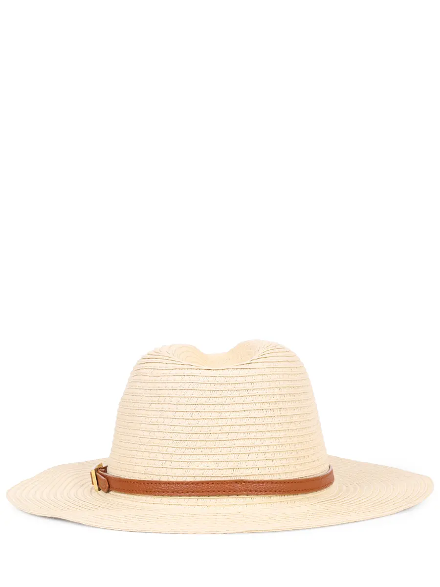 Шляпа плетеная MELISSA ODABASH Fedora Бежевый  Фото 2