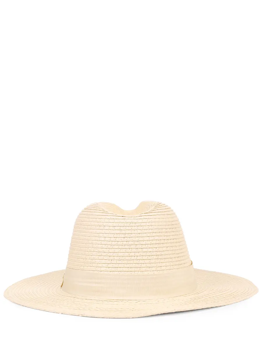 Шляпа плетеная MELISSA ODABASH Fedora Бежевый  Фото 2