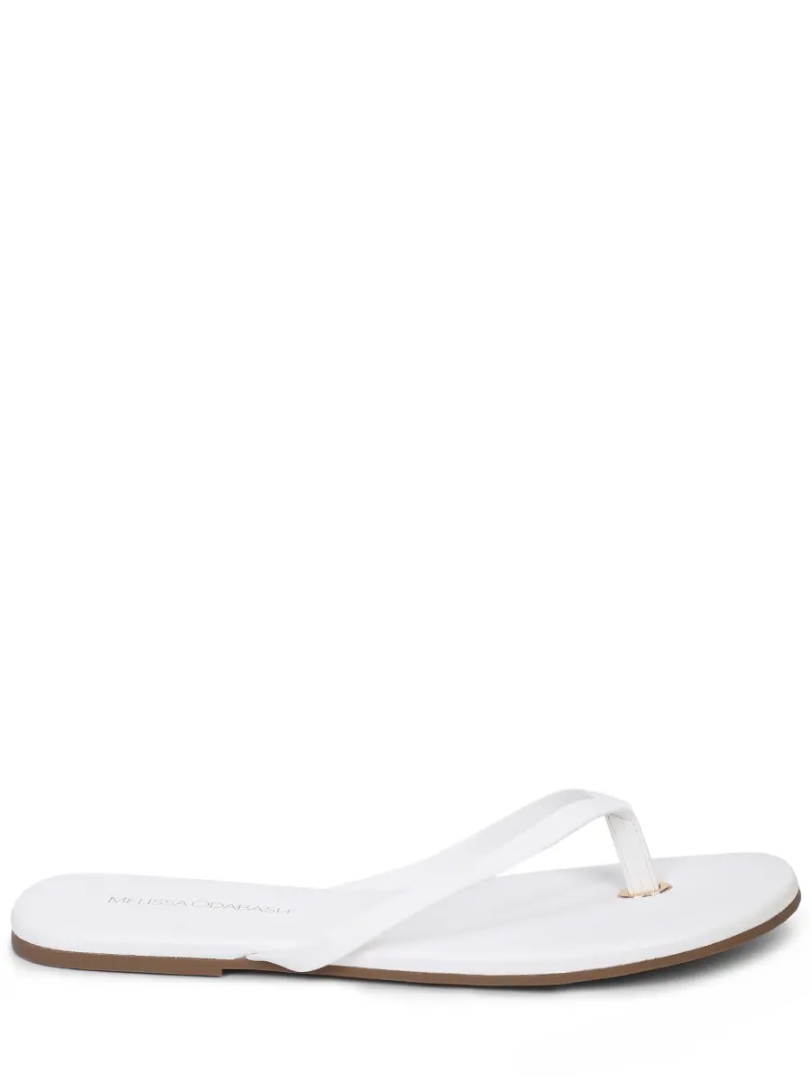 Шлепанцы кожаные MELISSA ODABASH Sandals Белый 