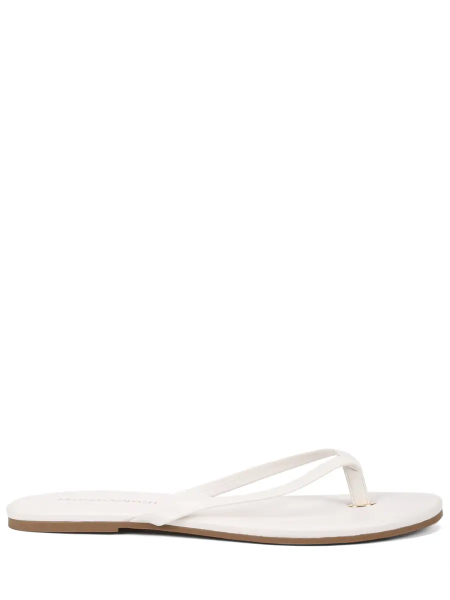 Шлепанцы кожаные MELISSA ODABASH Sandals Кремовый 